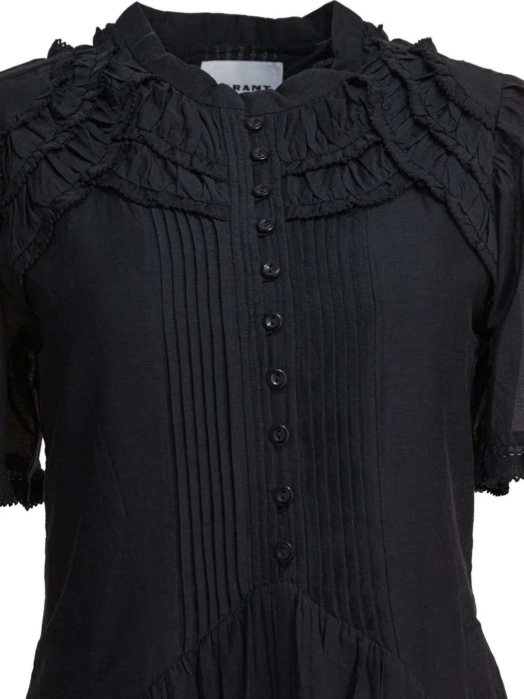 Ruffled Cotton Dress