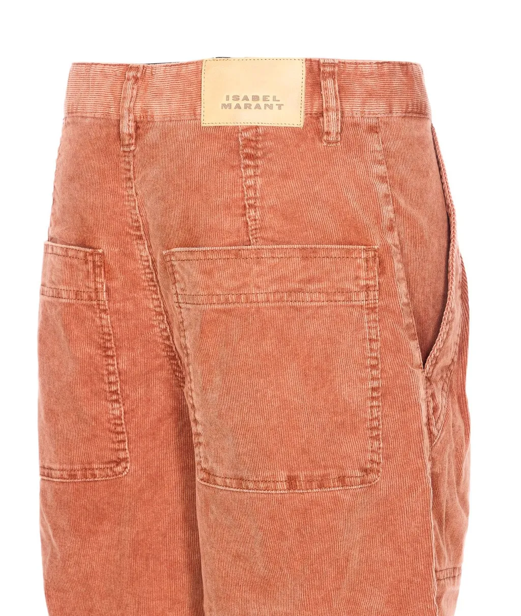 High-Waisted Corduroy Pants