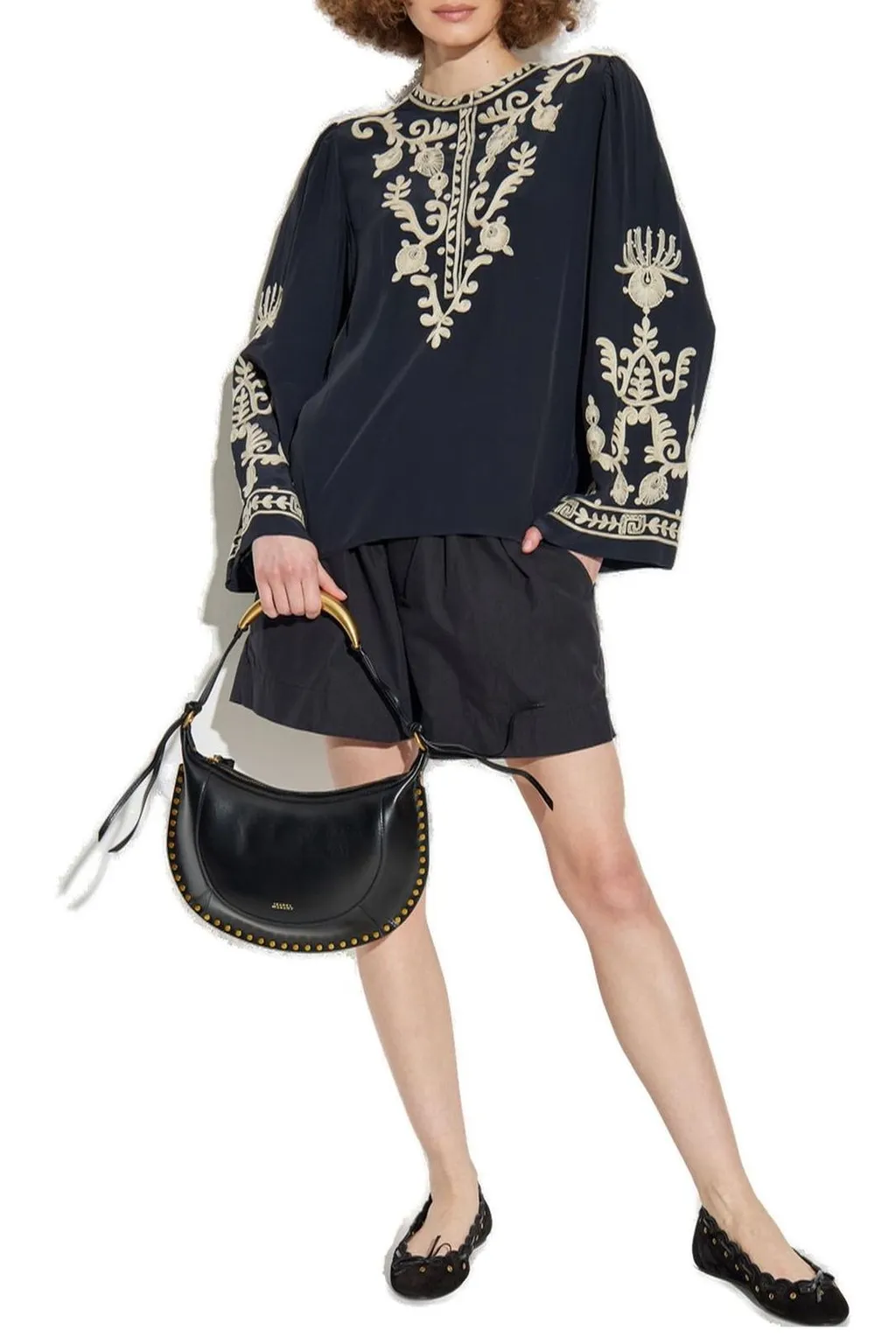 Embroidered Tunic Blouse
