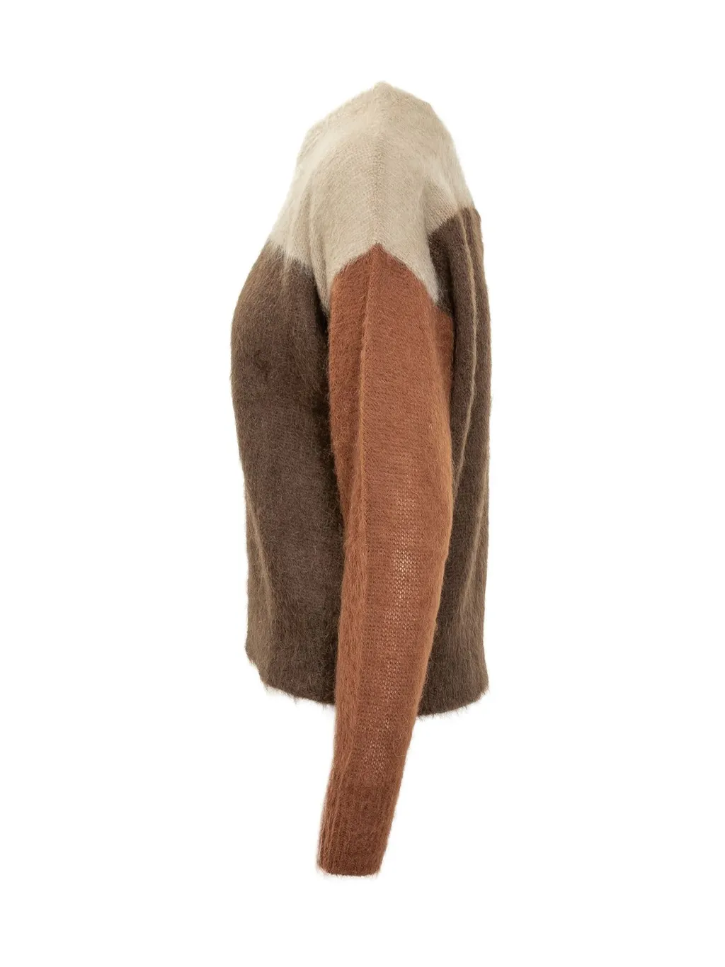 Colorblock Mohair Blend Sweater