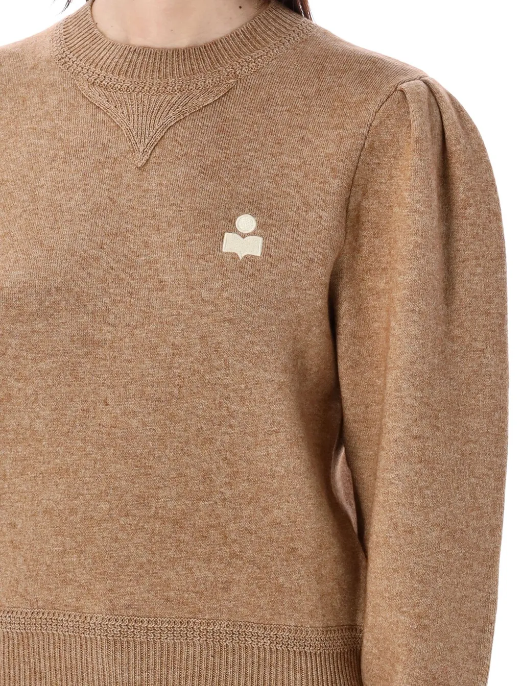 Sweatshirt With Puffed Sleeves