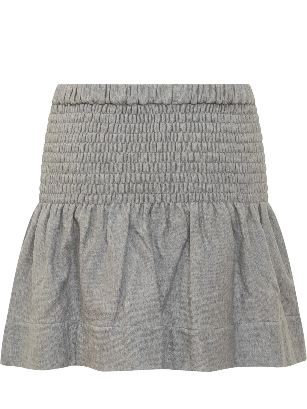 Smocked Waist Mini Skirt