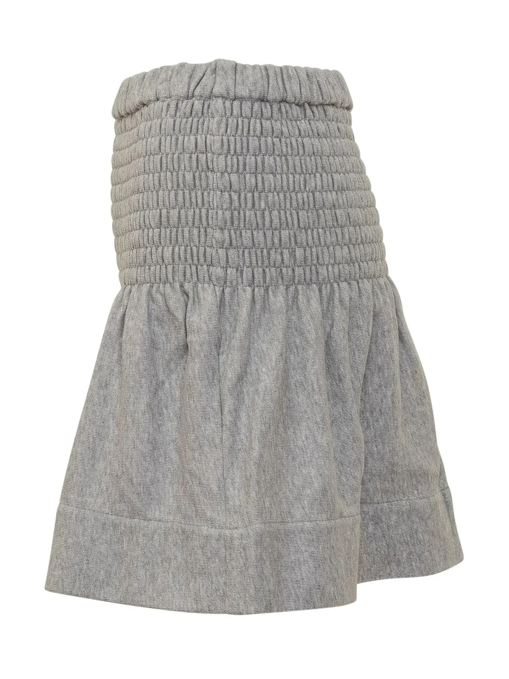 Smocked Waist Mini Skirt