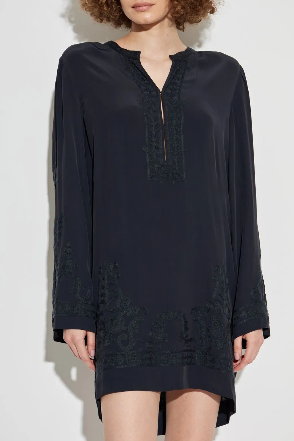 Embroidered Tunic Dress
