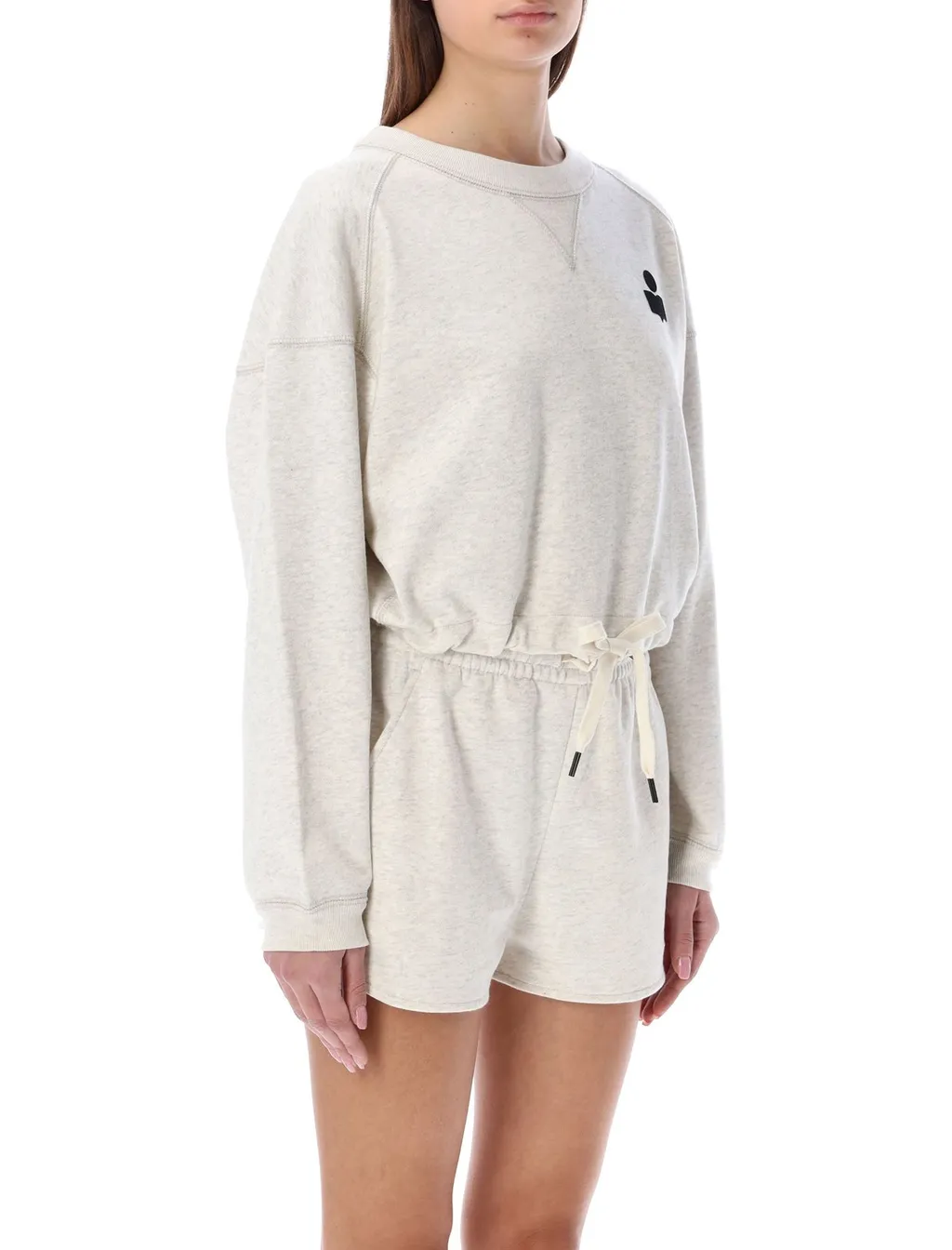 Sweatshirt And Shorts Set