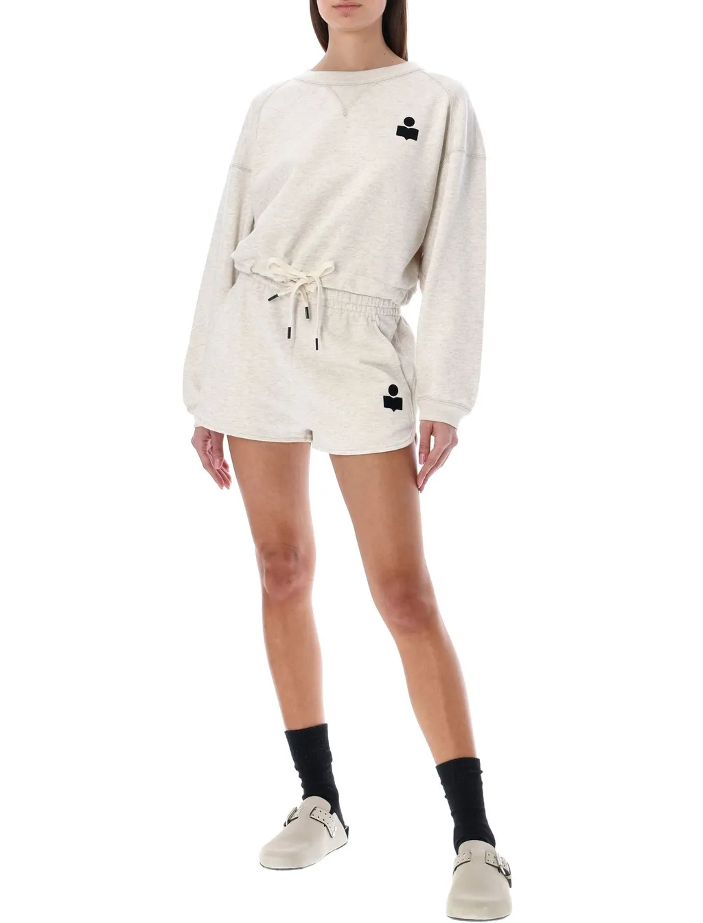 Sweatshirt And Shorts Set