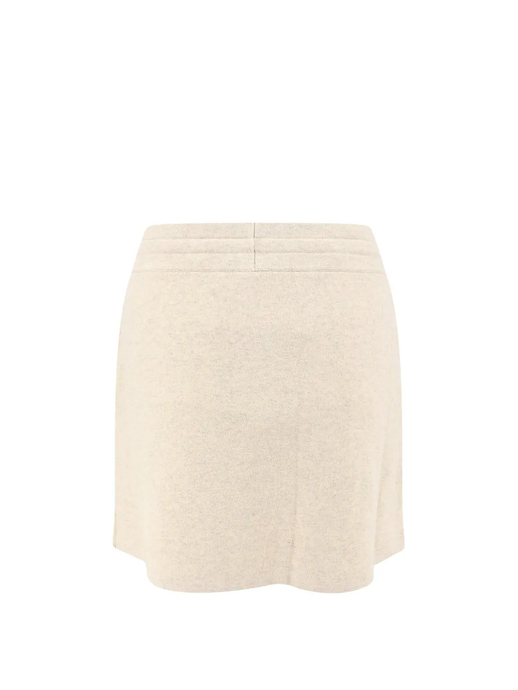 Logo Print Cotton Blend Skirt