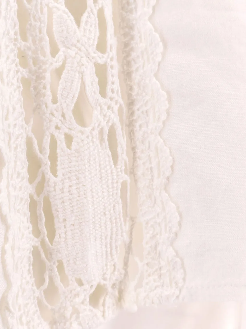 Blouse With Lace Inserts