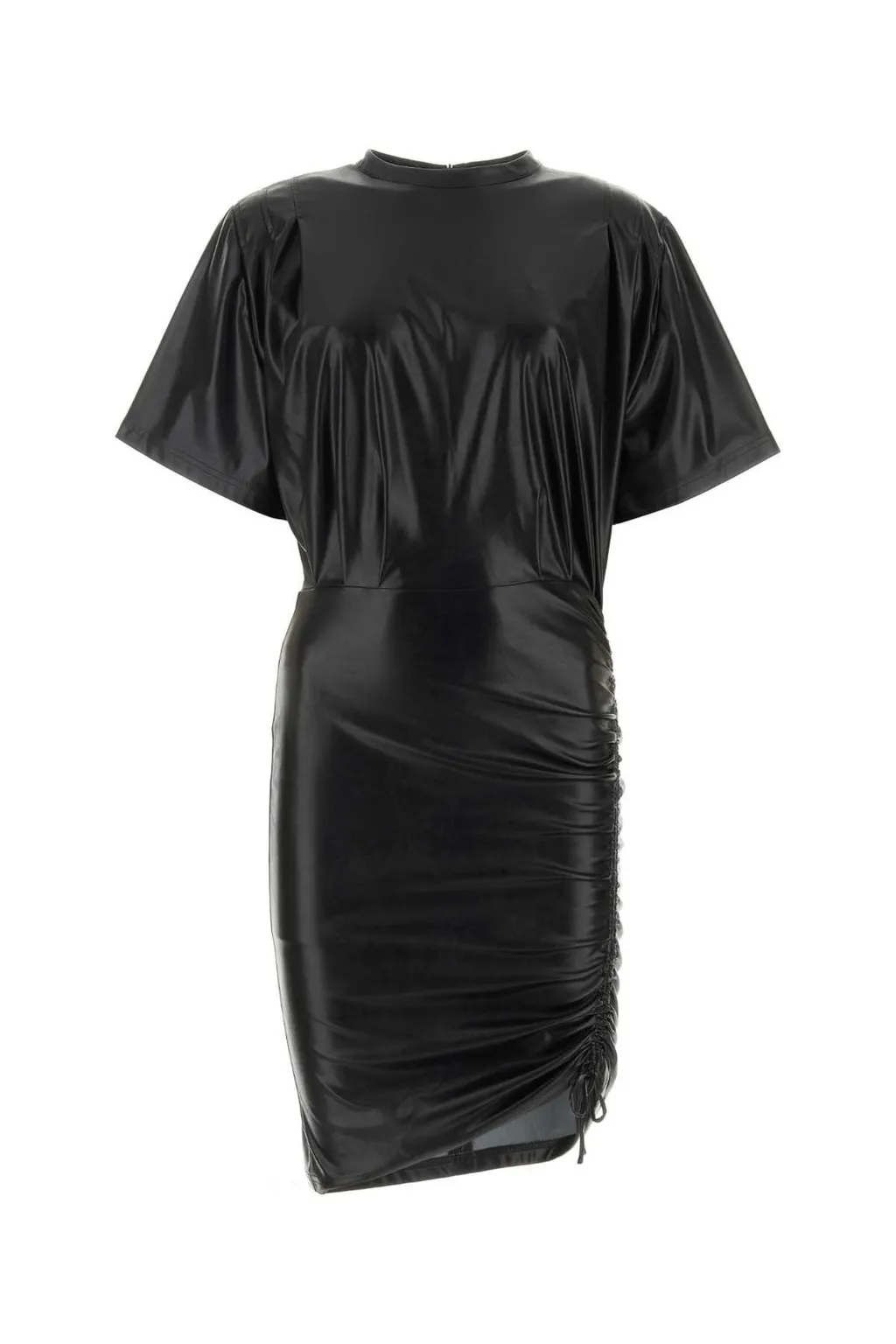 Asymmetric Ruched Dress