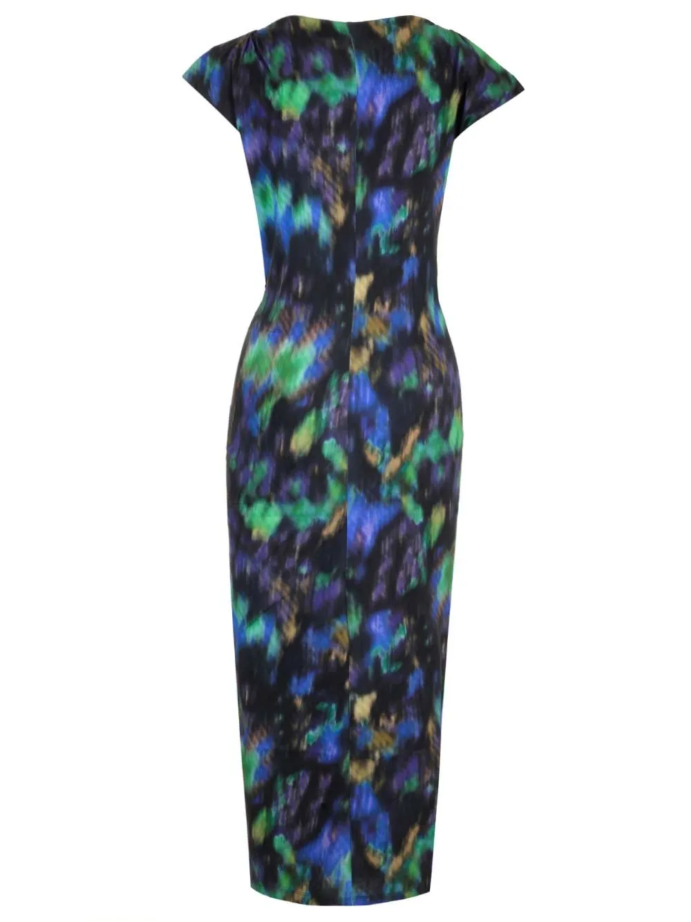 Ruched Column Gown