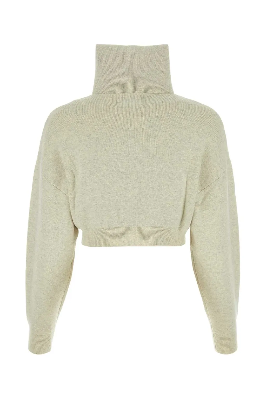 Cropped Zip-Up Sweatshirt
