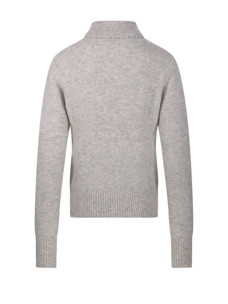 Turtleneck Sweater With Zipper Detail