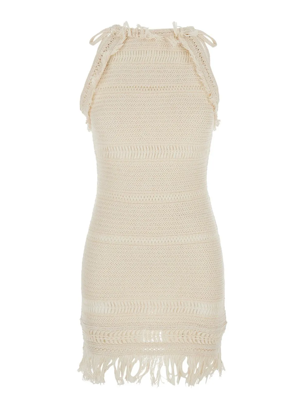 Crocheted Mini Dress