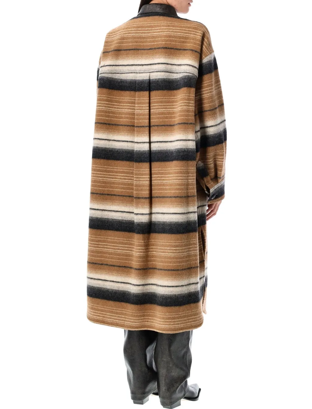 Striped Long Coat