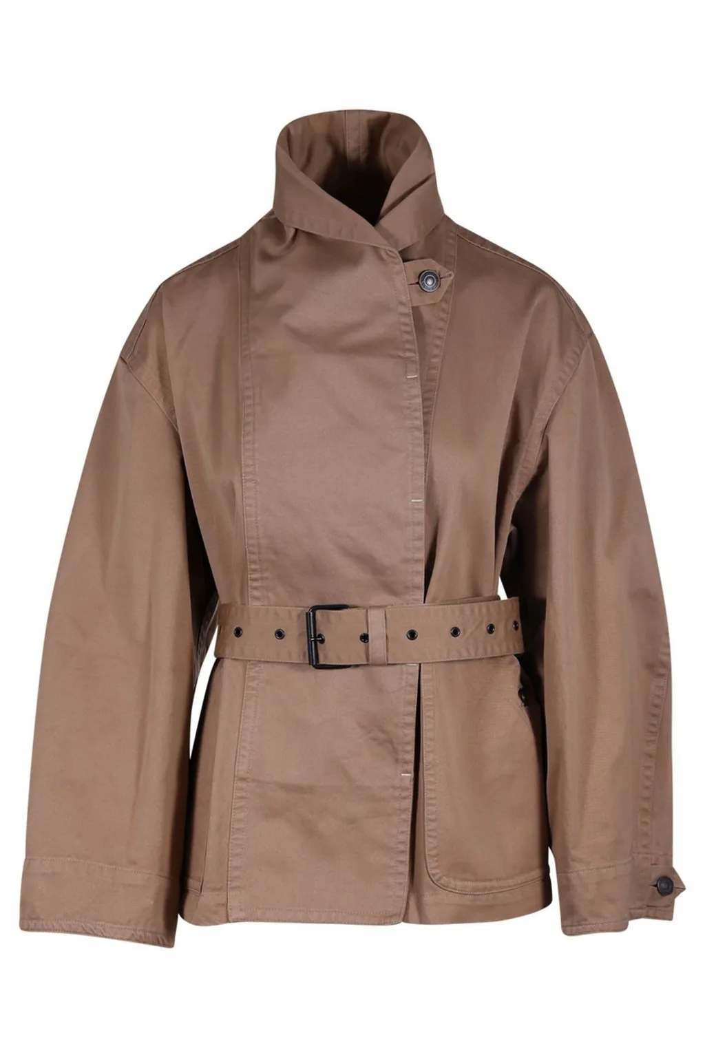 Belted Cropped Jacket