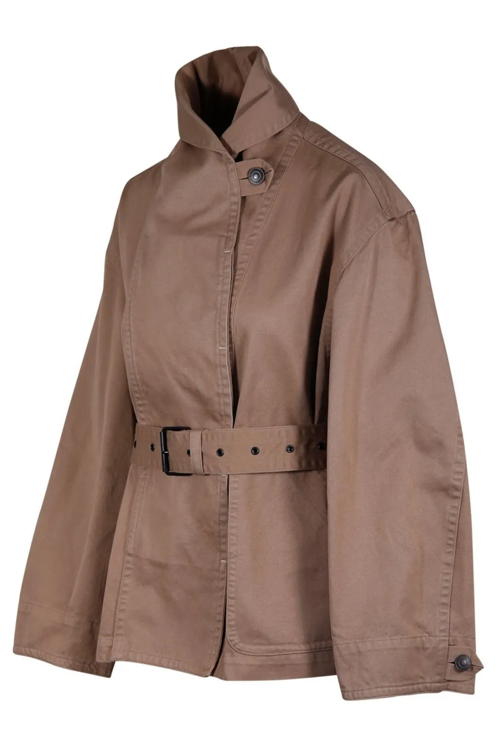 Belted Cropped Jacket