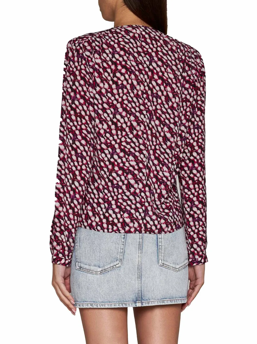 Printed Wrap Top