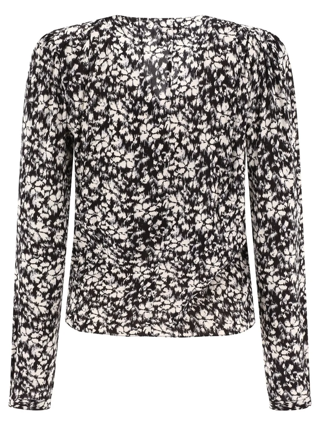 Printed Pleated Blouse
