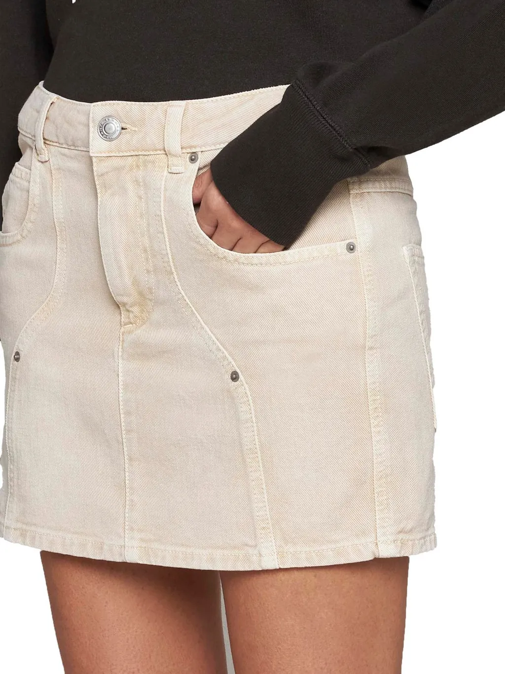 Denim Mini Skirt