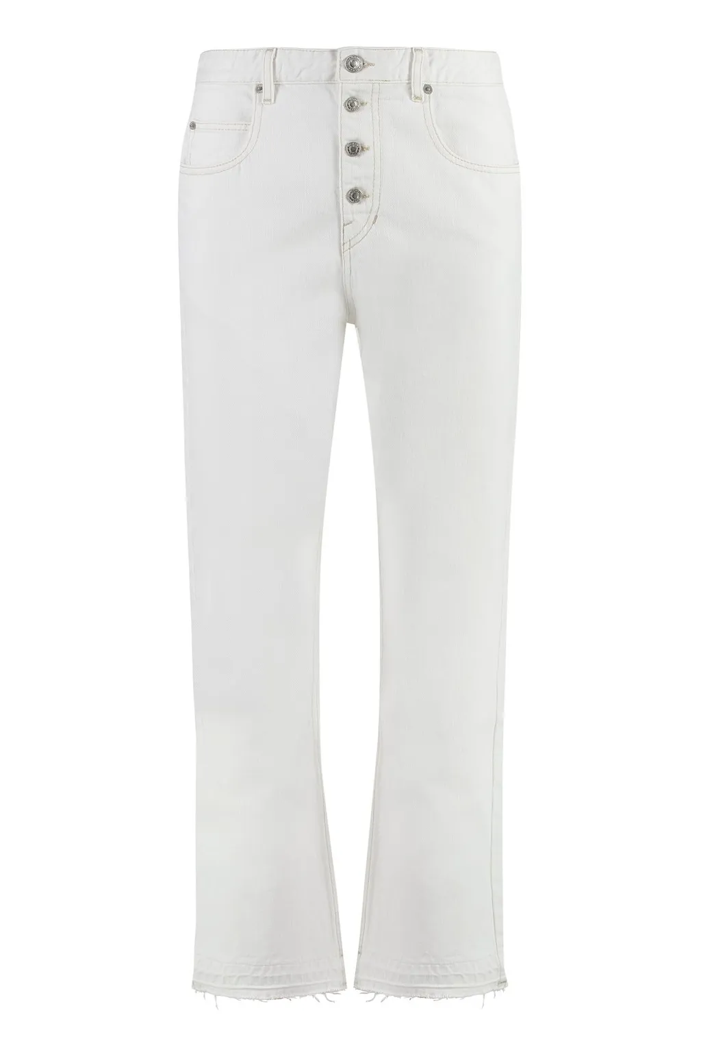 High-Waisted Flared Jeans