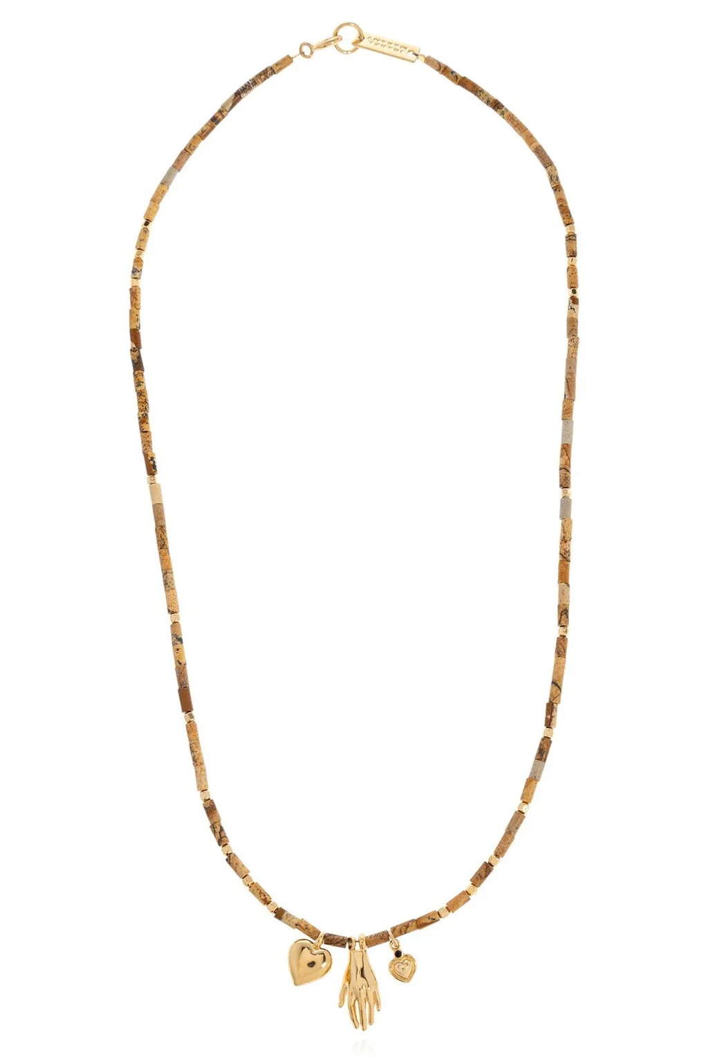 Beaded Necklace With Charms