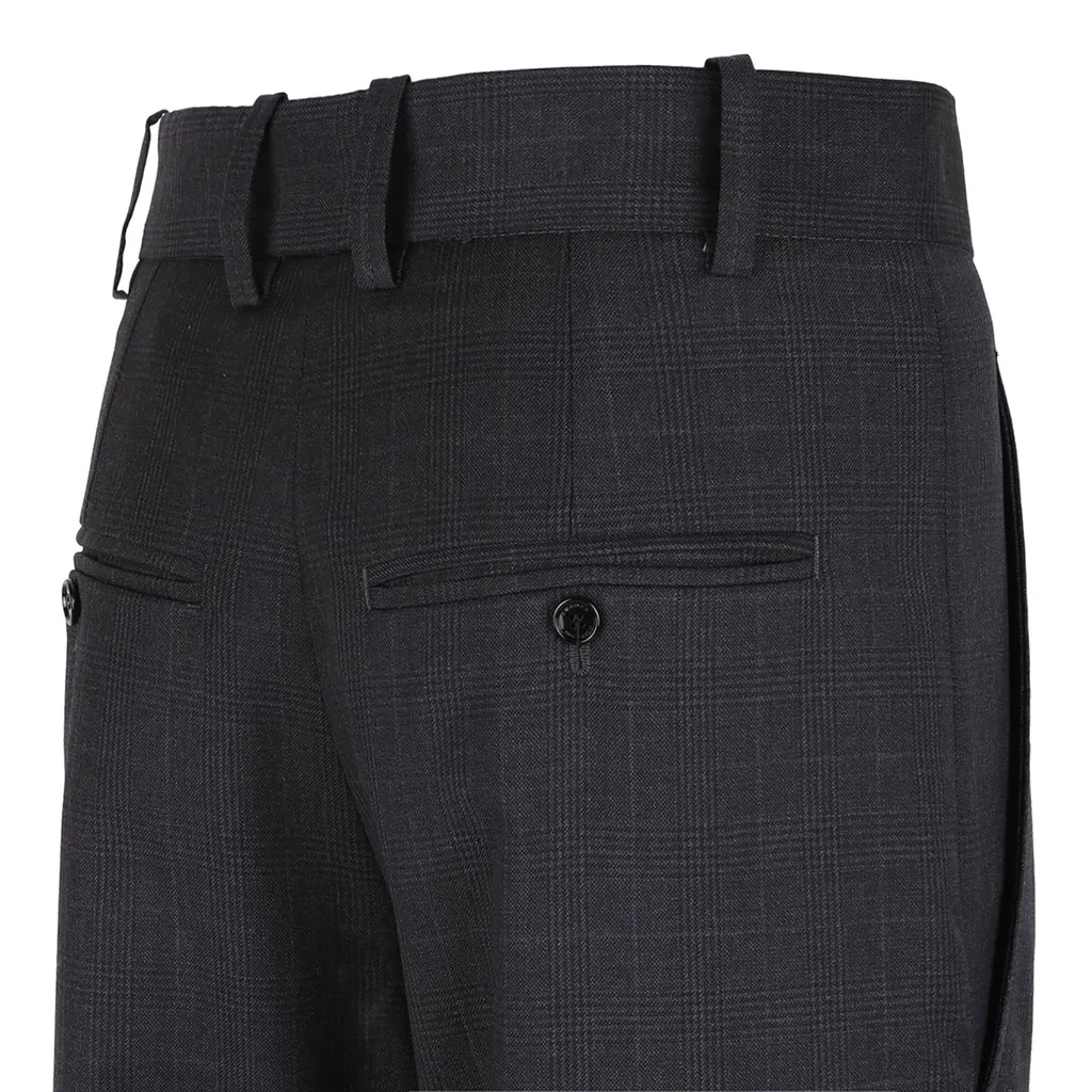 Pleated Wide-Leg Trousers