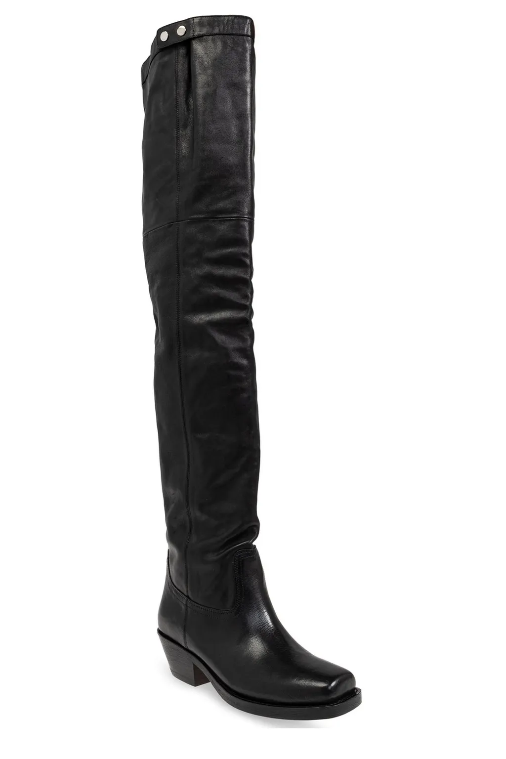 Over-The-Knee Leather Boots