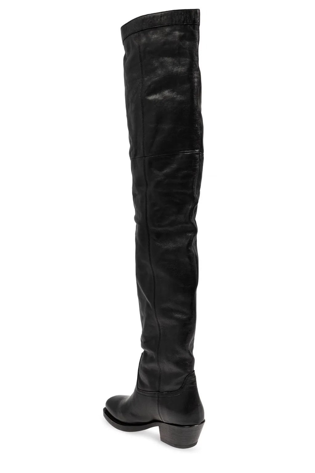 Over-The-Knee Leather Boots