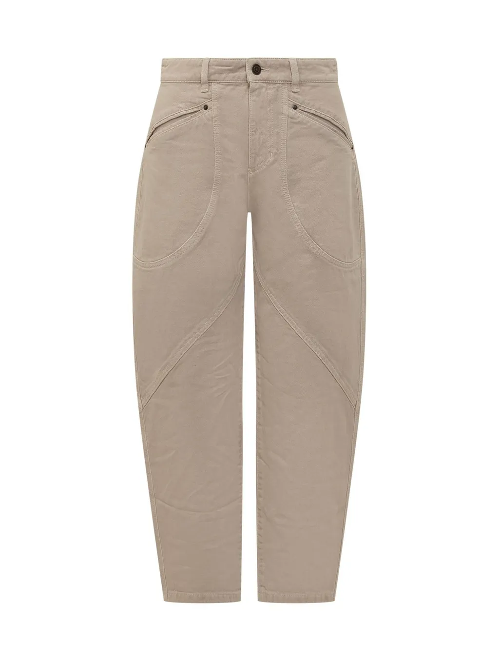 High-Waisted Balloon Jeans