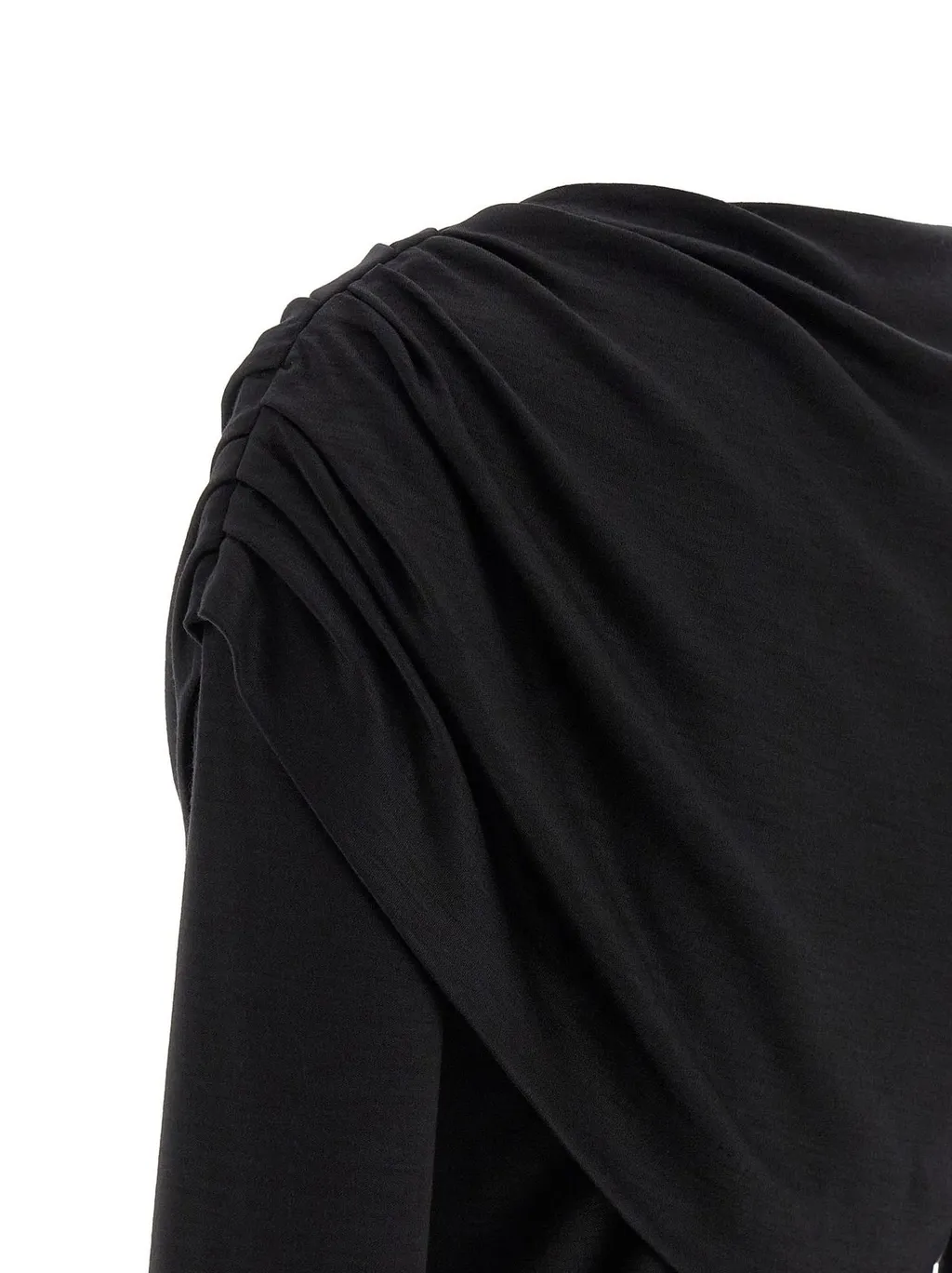 Draped Long Sleeve Top