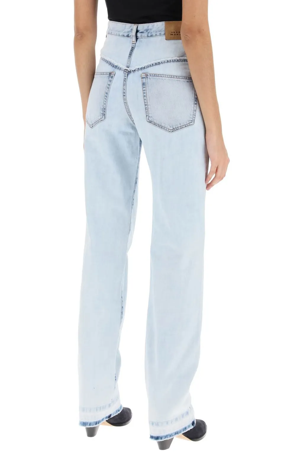 High-Waisted Wide-Leg Jeans