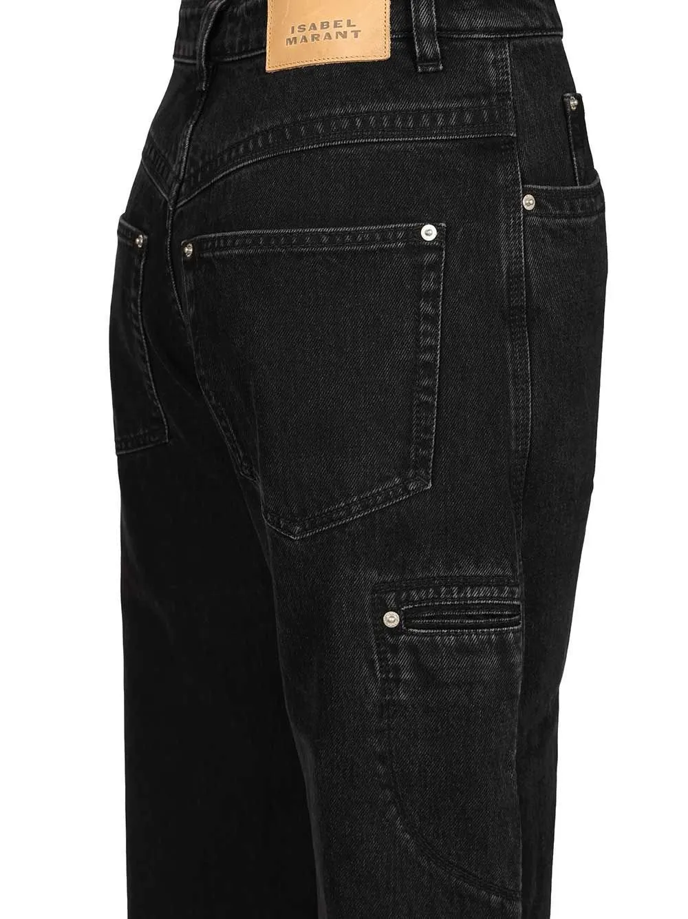 High-Waisted Wide-Leg Jeans