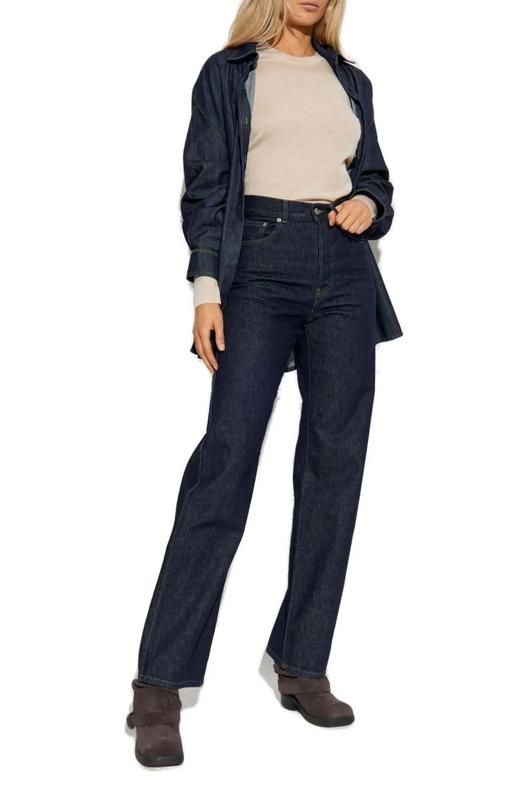 Crew Neck Long Sleeve Top