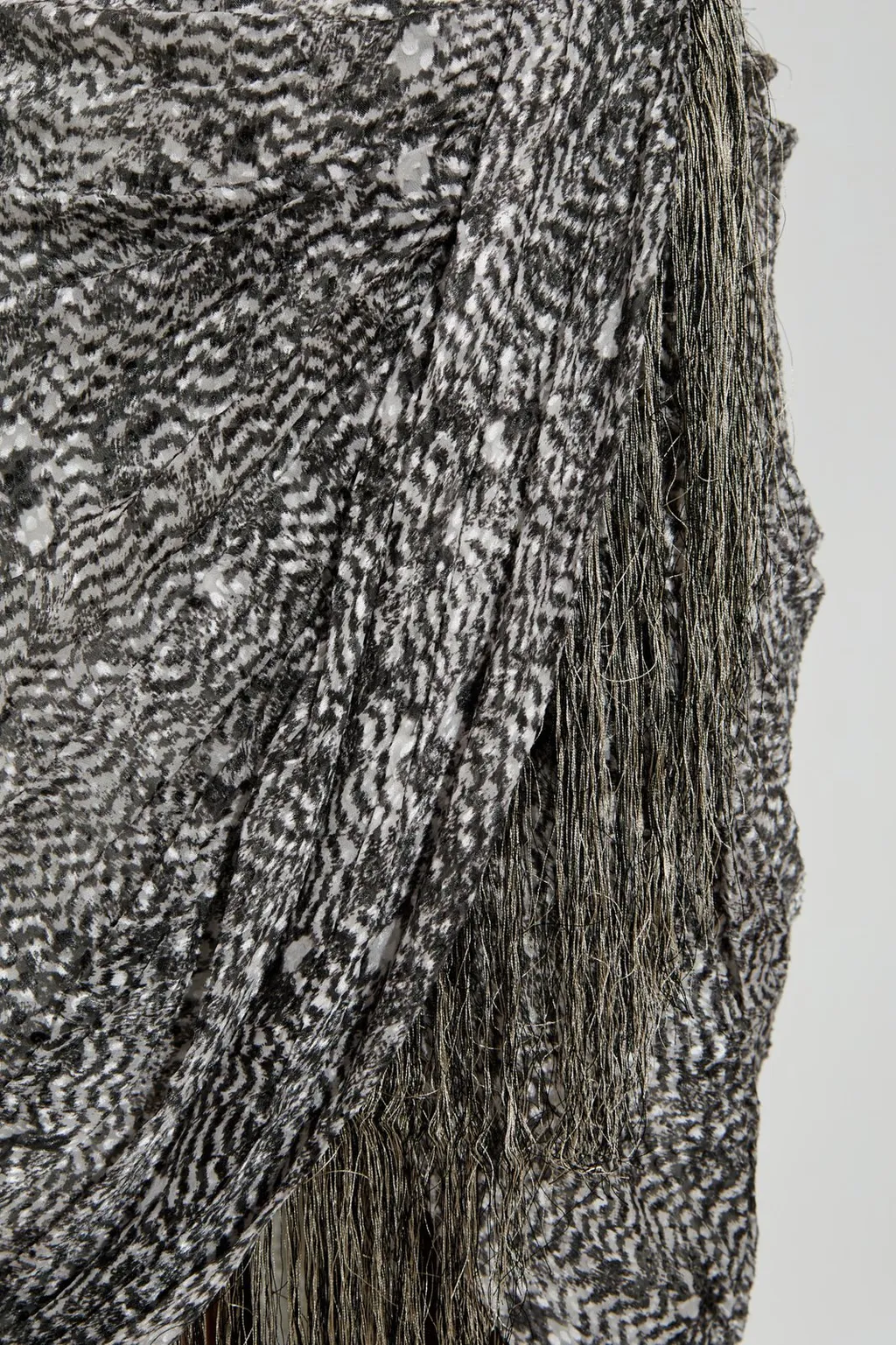 Asymmetric Draped Skirt
