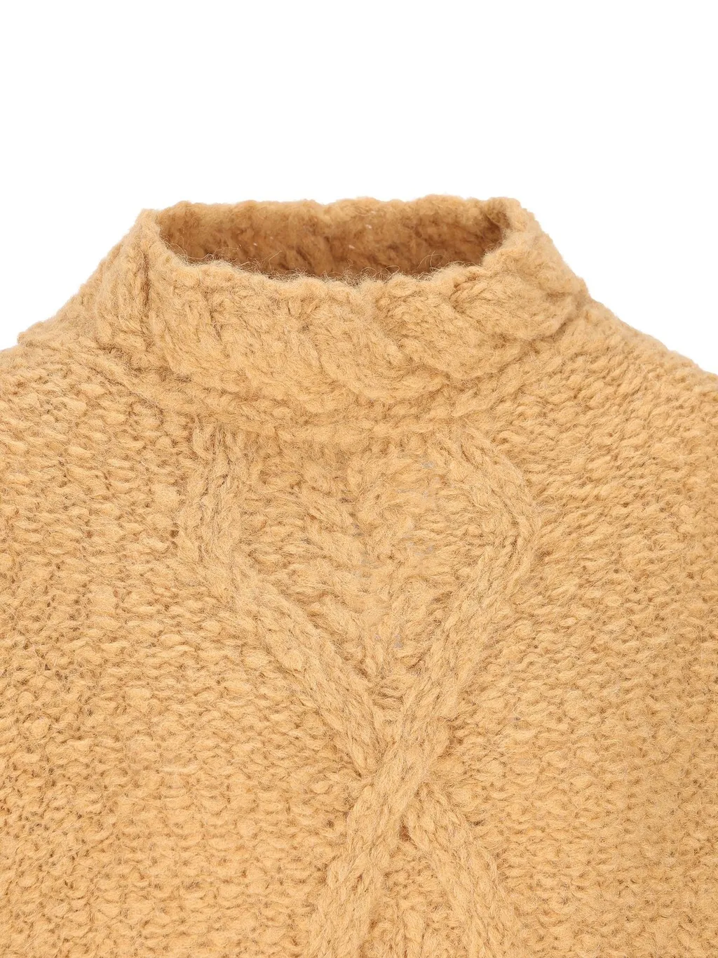 Cable Knit Turtleneck Sweater