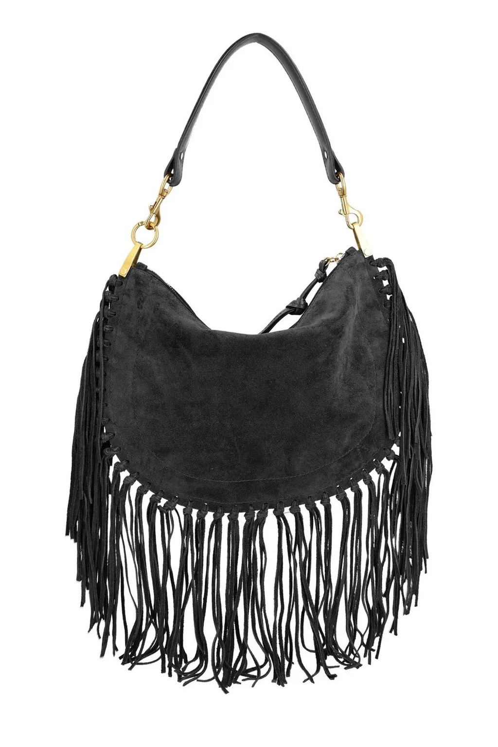 Fringe Hobo Bag