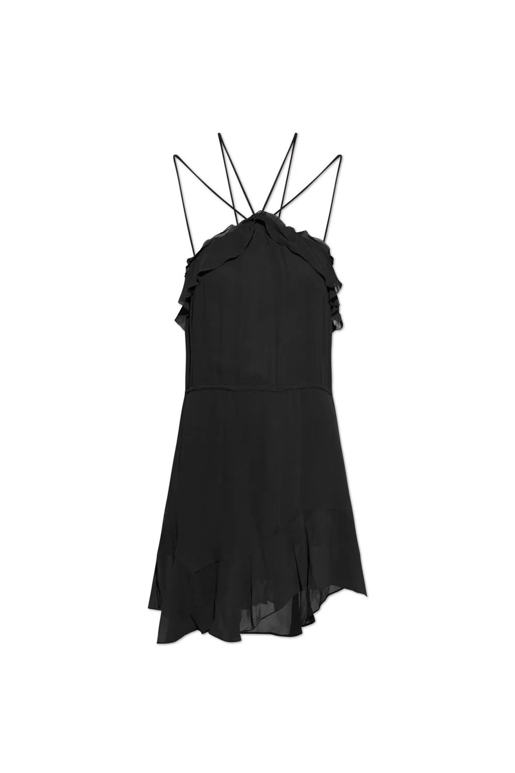 Ruffled Halter Dress