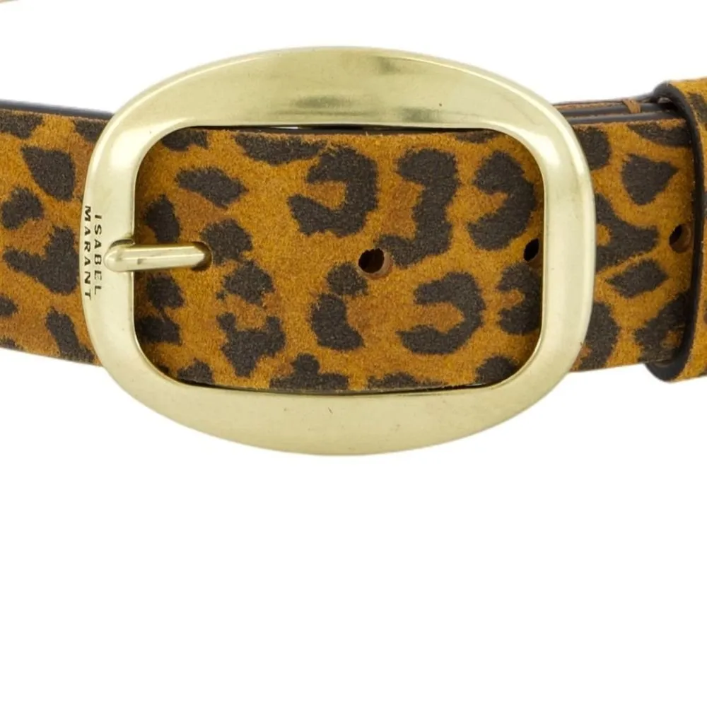 Leopard Print Belt