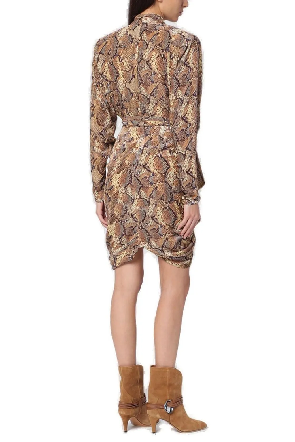 Printed Wrap Dress