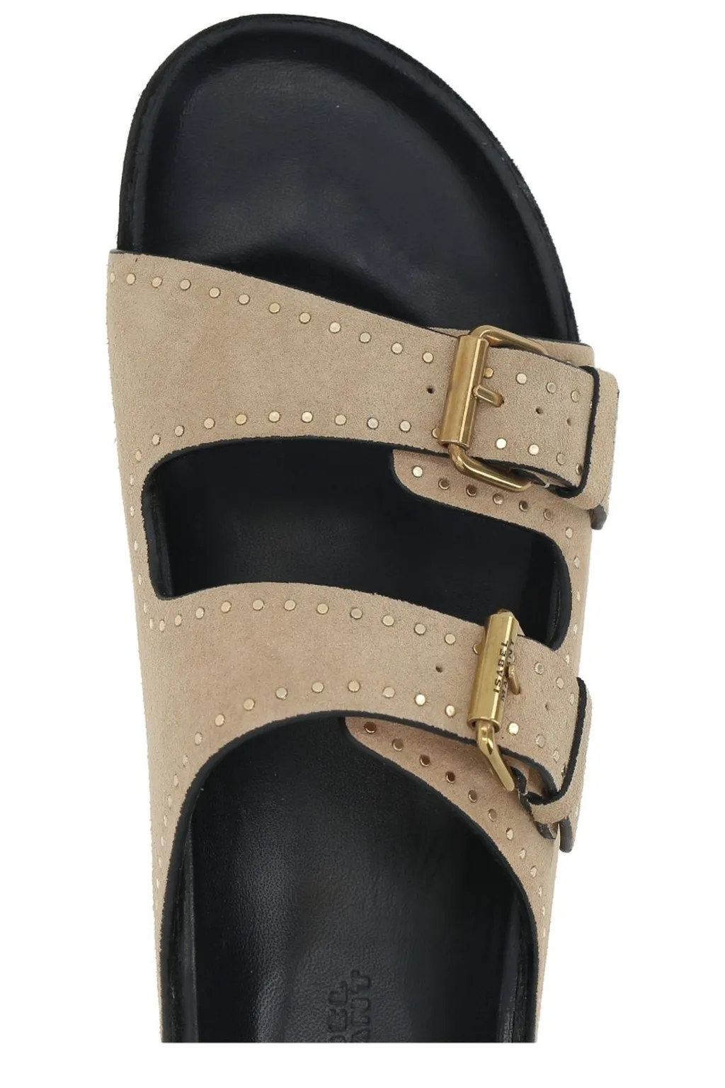 Studded Double Strap Slides