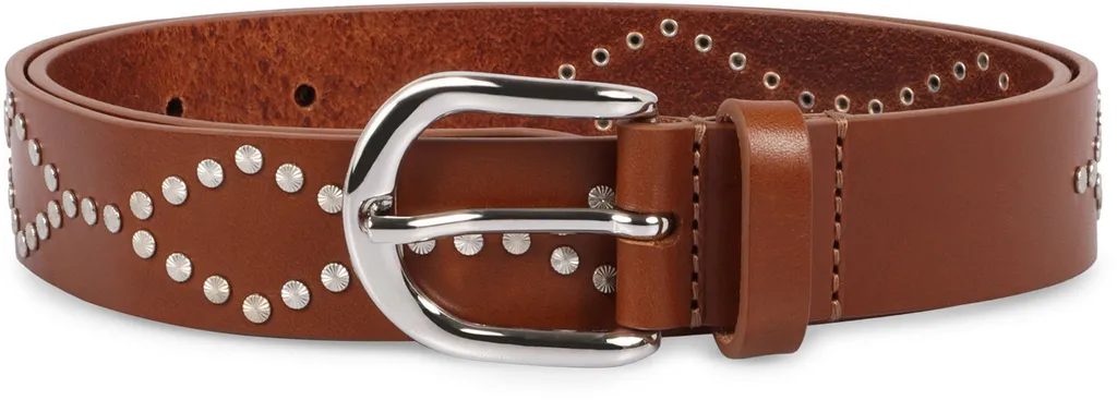 Studded Leather Belt