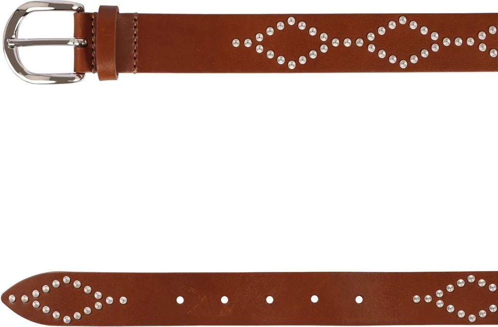 Studded Leather Belt