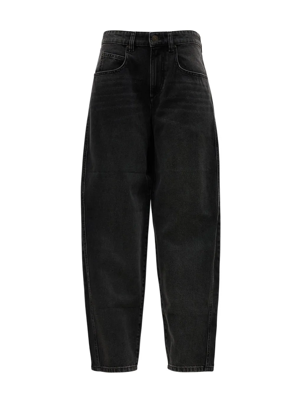 High-Waisted Balloon Jeans