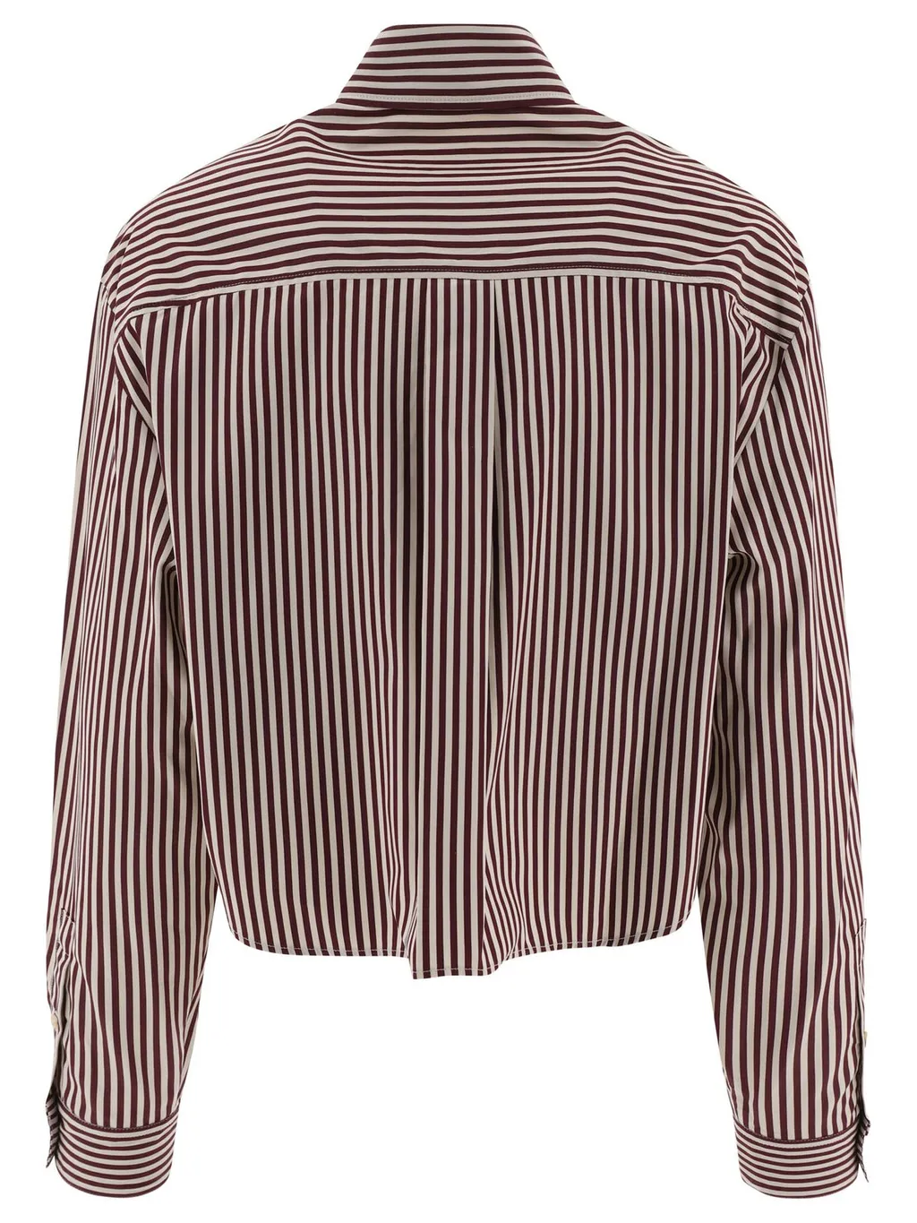 Striped Cropped Shirt