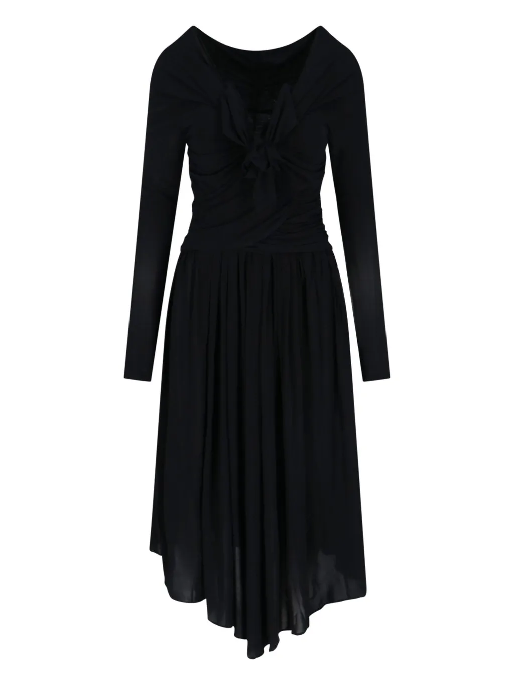 Twist Front Midi Dress