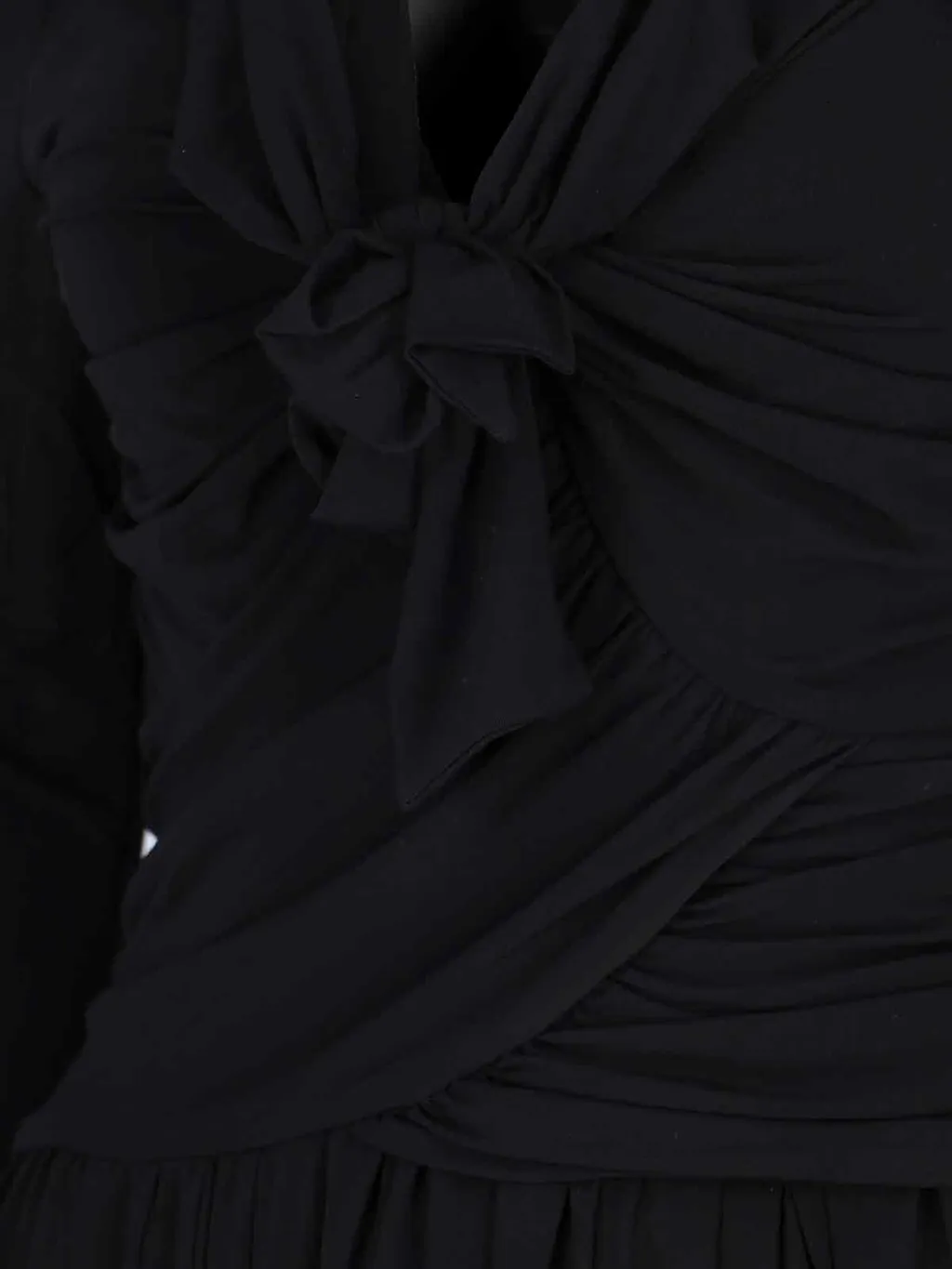 Twist Front Midi Dress
