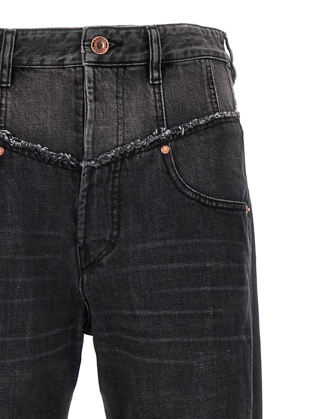 High-Waisted Flared Jeans