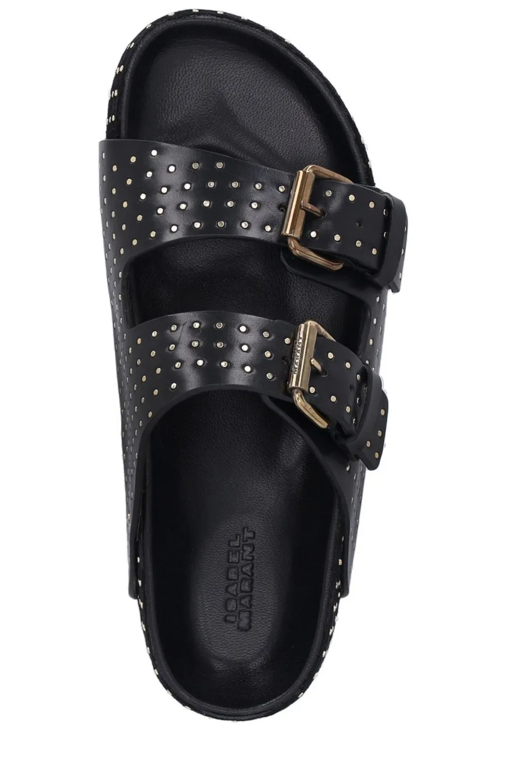 Studded Double Strap Slides