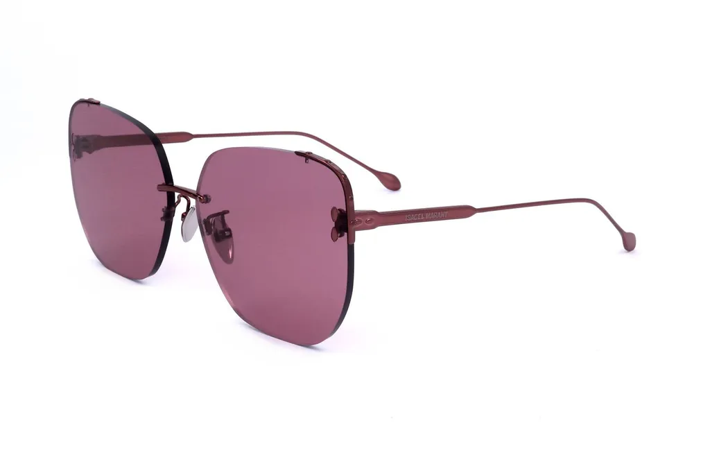 Oversized Rimless Sunglasses