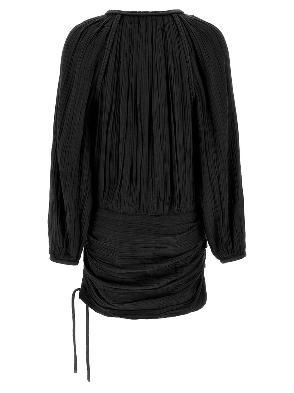 Ruched Drawstring Dress